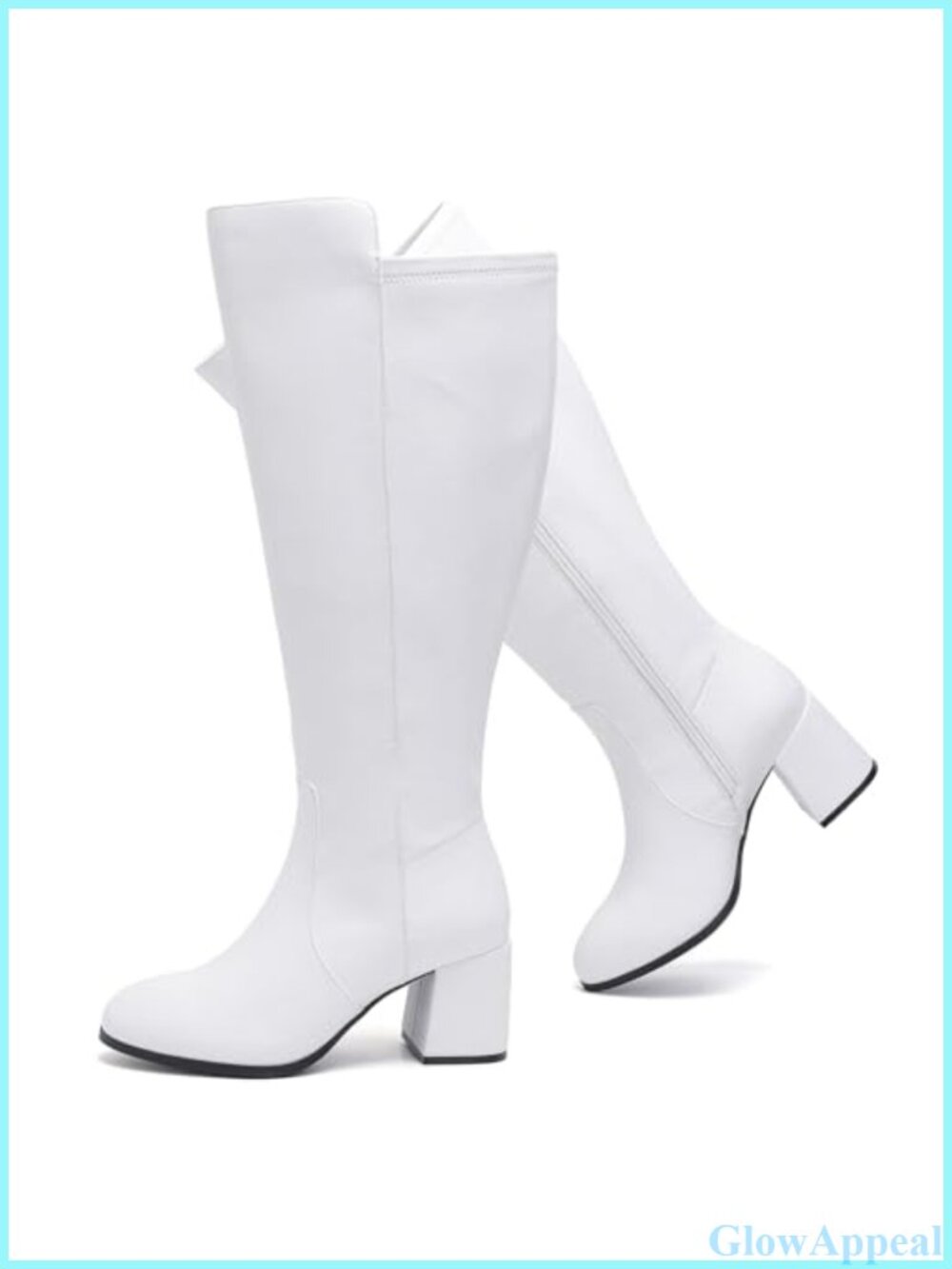 Extra Wide Calf Knee High Boots Faux Leather Equestrian Riding Boots